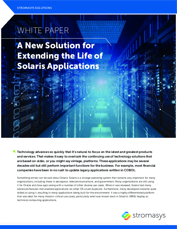 Extending the Life of Solaris Applications